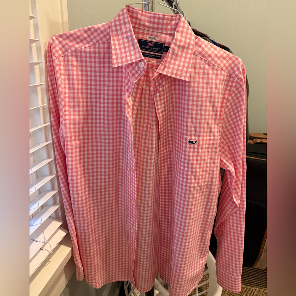 Men’s Long Sleeve Vineyard Vines Dress Shirt